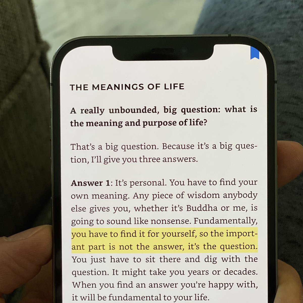 You have to find your own meaning <a href="/naval/">Naval</a> #naval #book