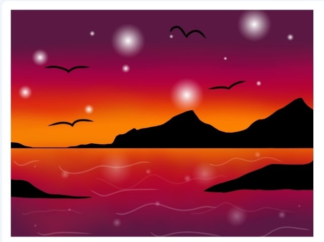 MsAmandaLong's tweet image. My students used a variety of mediums to create their "daybreak" or "horizon" art last week after a presentation with @RedSlam through @agotoronto 
Students and families gave me permission to share some which I'll post in this thread.  @DDSBatHome7to8 #agoschools

First is by RB