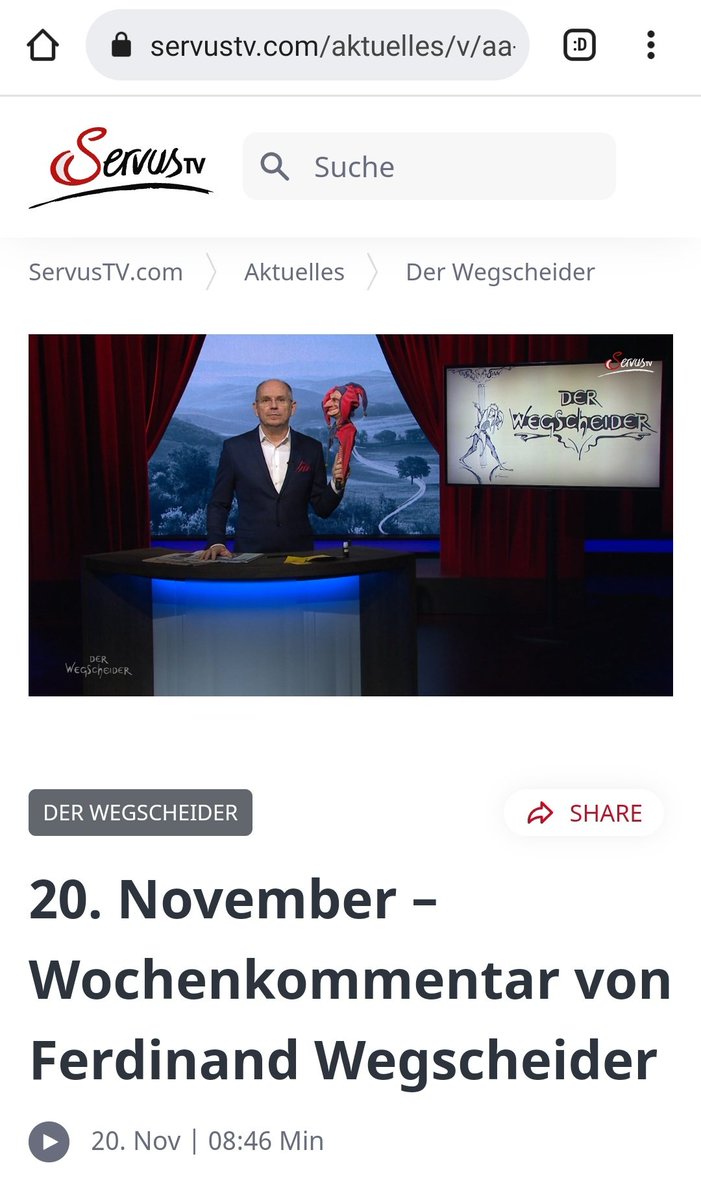 beofrei's tweet image. Ist der #Wegscheider von #ServusTV (@ServusTV_News) bereits geimpft?

Johlend wird sein Müll vom 20.11. geteilt - auch hier auf Twitter in gewissen Bubbles... Aber niemand geht darauf ein, dass er erklärt, dass sie 2G bei #ServusTV haben. /1