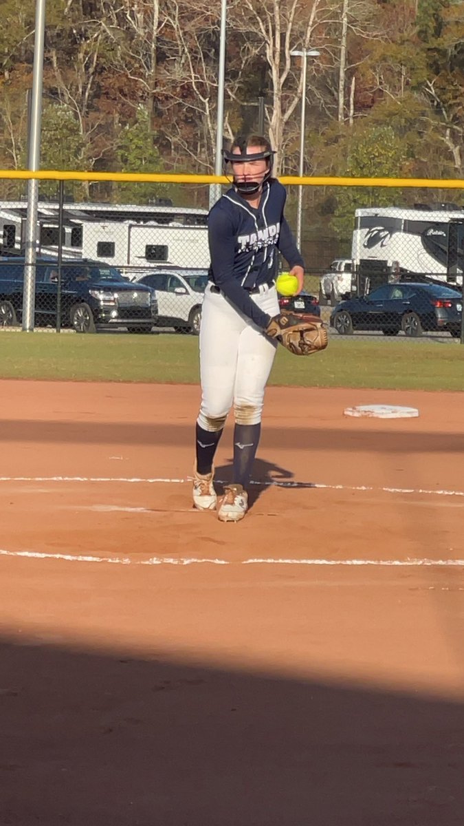 Tampa Mustangs Torres getting the sign and getting ready to defend against Team NC