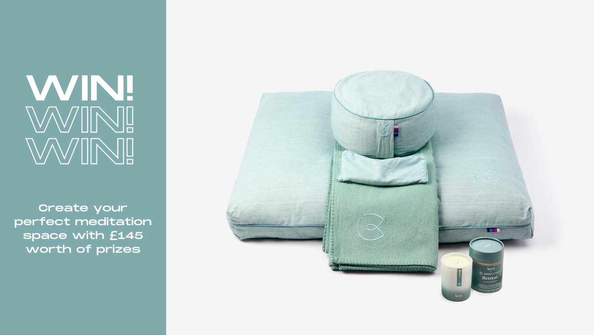 yogamatters's tweet photo. ✨ #COMPETITION TIME! ✨  Want a chance to win the ultimate Home Meditation Yoga Kit + the NEW  Aery x Yogamatters Retreat Soy Wax Candle? The prize is worth £145 (!!!) Contest ends 30/11/2021. 
ENTER ⁠NOW: https://t.co/wLWCMH7U7o
#aeryyogamatters #christmasgifts #gifting https://t.co/ltP6yXvbz9
