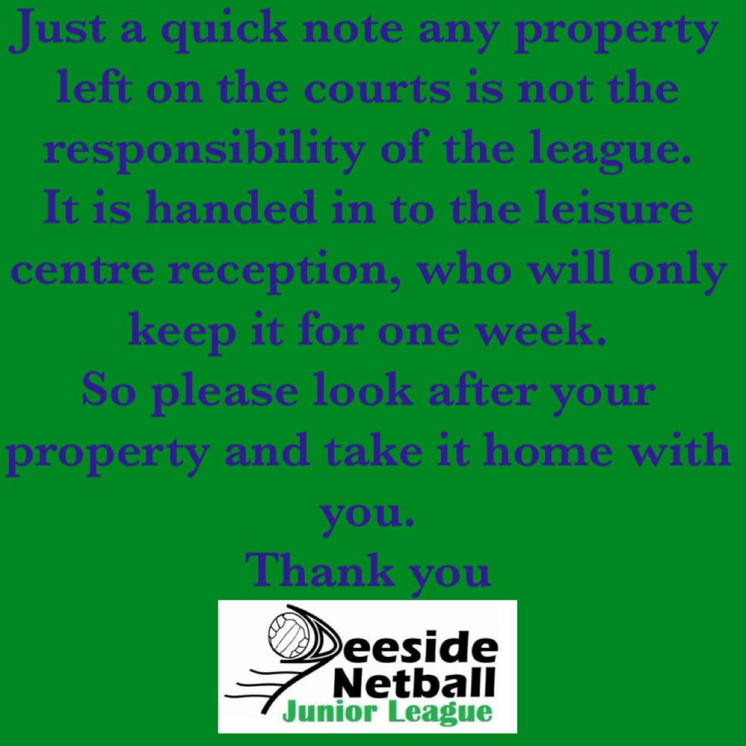 Deeside Netball Junior League (@dnjuniorleague) on Twitter photo 