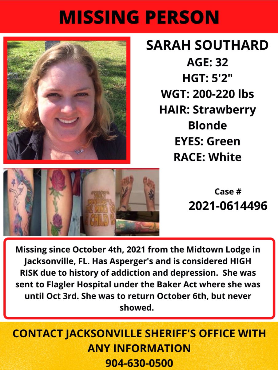 DopeSoulGirl's tweet photo. ⚠️‼️ IF YOU SEE SARAH’S CAR, DO NOT APPROACH OR TRY TO GET CLOSER TO SEE WHO MAY BE INSIDE.  DO NOT TRY TO FOLLOW THE CAR.  CALL LE AND REPORT LOCATION AND DIRECTION VEHICLE WAS HEADING. ‼️⚠️  #SarahSouthard https://t.co/EfBv3b2Vvl