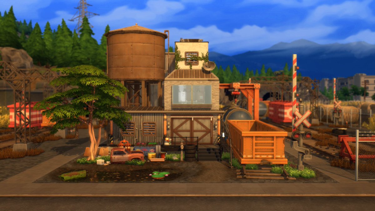 Catharina_Sims's tweet photo. Part 1/4
The Caboose used to be a water tower and its control room, but after Port Promise was connected to the main water network, the old tower was forgotten. Decades later, it was turned into a unique place to live.
#ShowUsYourBuilds #SimsHome https://t.co/sxFDZyspqe