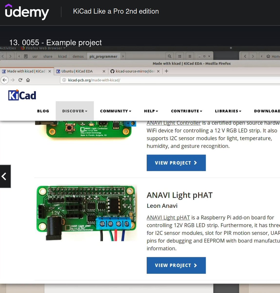 Doing "@kiCAD_PCB Like a Pro 2nd edition" udemy.com/course/kicad-l… by @futureShocked on @Udemy and excited to recognize projects from <a href="/AnaviTechnology/">Anavi Technology</a> that I use at home thanks to <a href="/crowd_supply/">Crowd Supply</a>!

It shows how #OSHW is about people, not tech. It's all connected!🫂