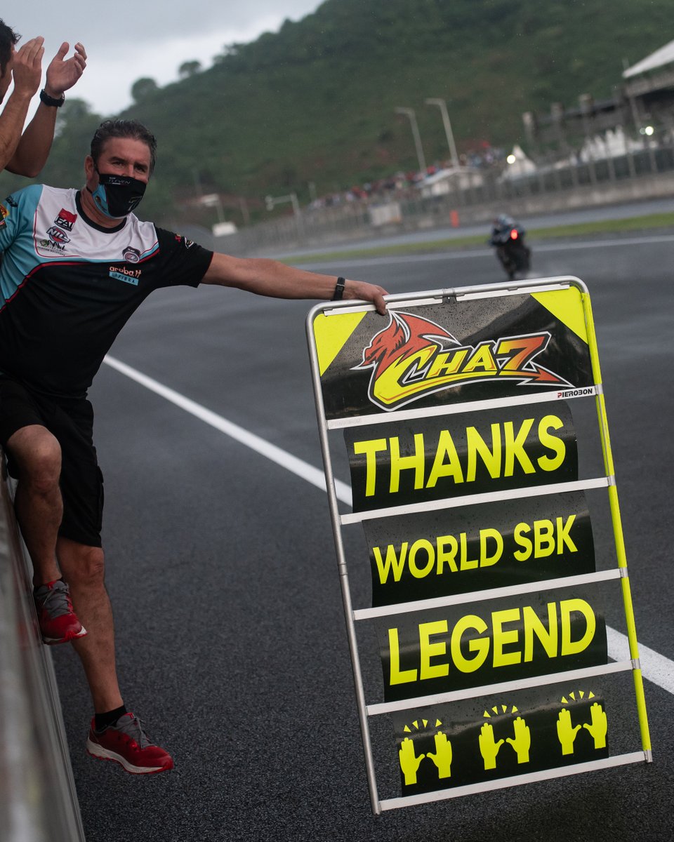 It's been an emotional Sunday in so many ways! 🥺 The 2021 #WorldSBKFinale was also <a href="/chazdavies7/">Chaz Davies</a> #LastDance 🙌 Thanks for all these incredible years together, legend! You will always have a special place in the Ducatisti's hearts! ❤️ We wish you all the best 🥰 #ThankYouChaz