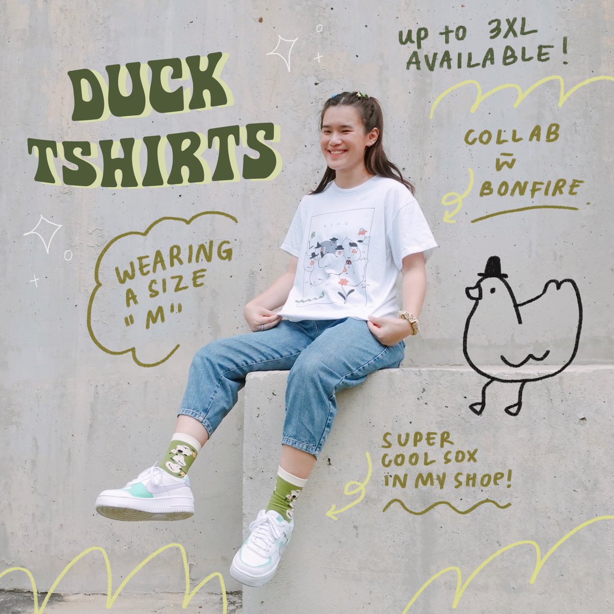 duck t-shirts are now live 💫 link in bio loves 💕🐥 