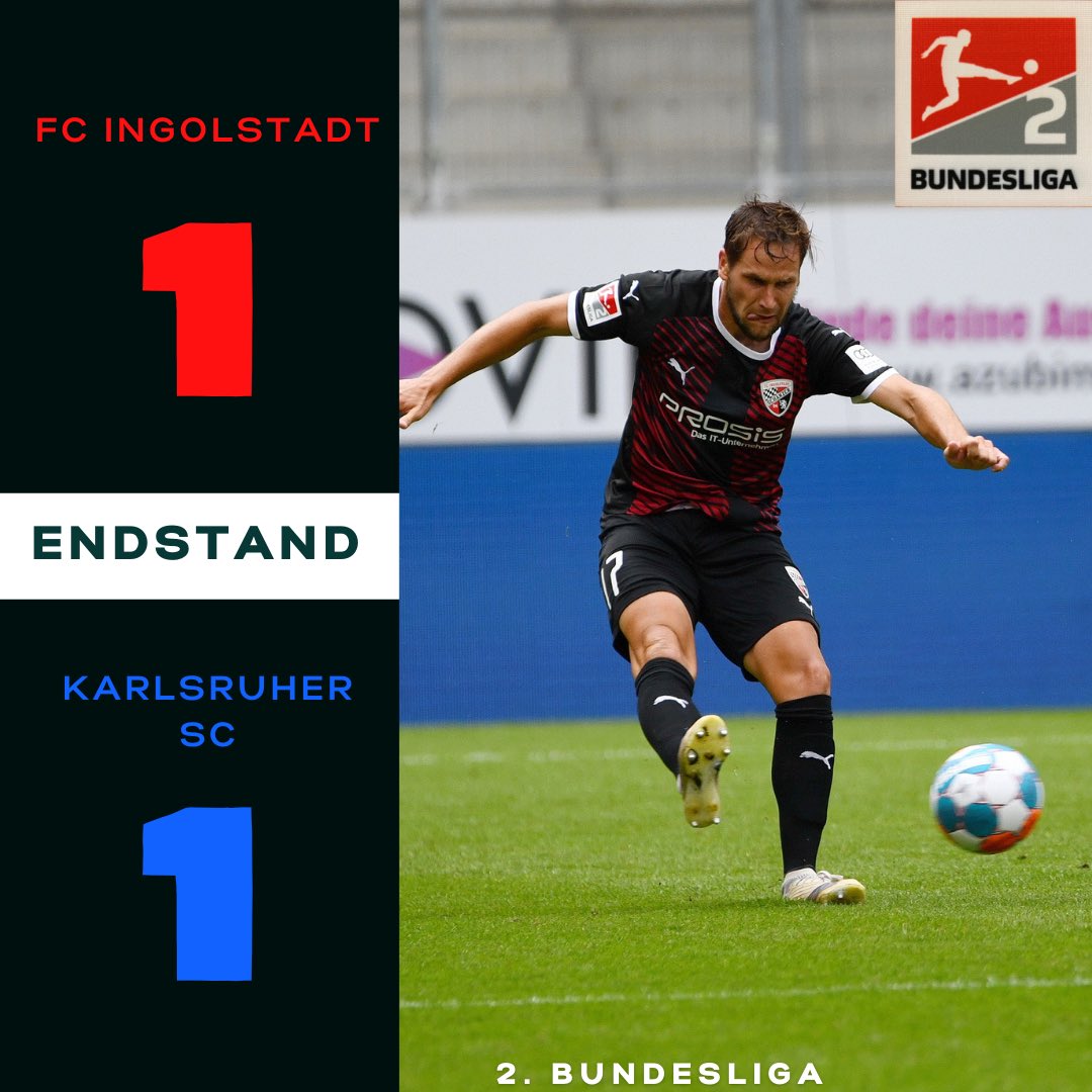 schwarzrotblog's tweet photo. Punkteteilung gegen den KSC. Ein Punkte der uns leider nicht viel weiterbringt. #schanzer #FCIKSC https://t.co/vFYH9p7Fns