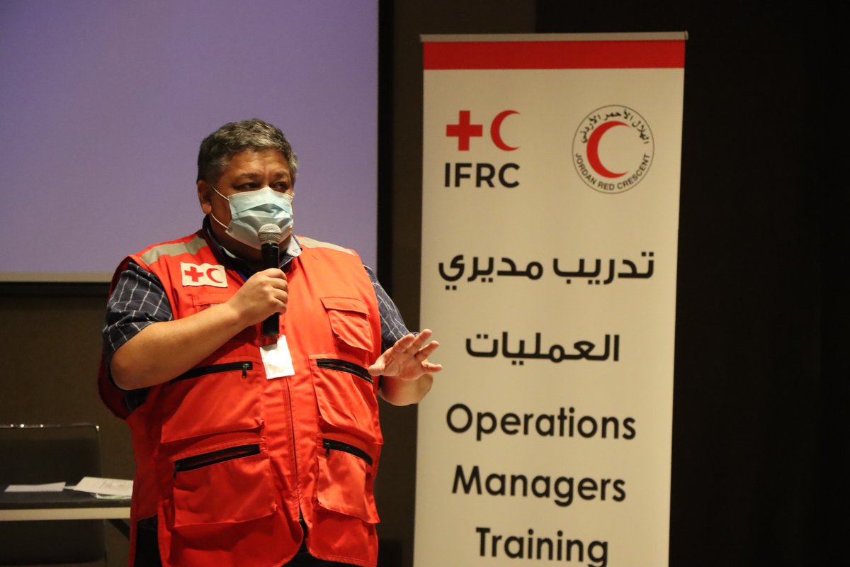 _JNRCS's tweet photo. Operations Management Training has just kicked off organized by Regional @IFRC_MENA and hosted by @_JNRCS with the participation of more than 30 participants representing different national societies in the region. https://t.co/uiX1VFZV23
