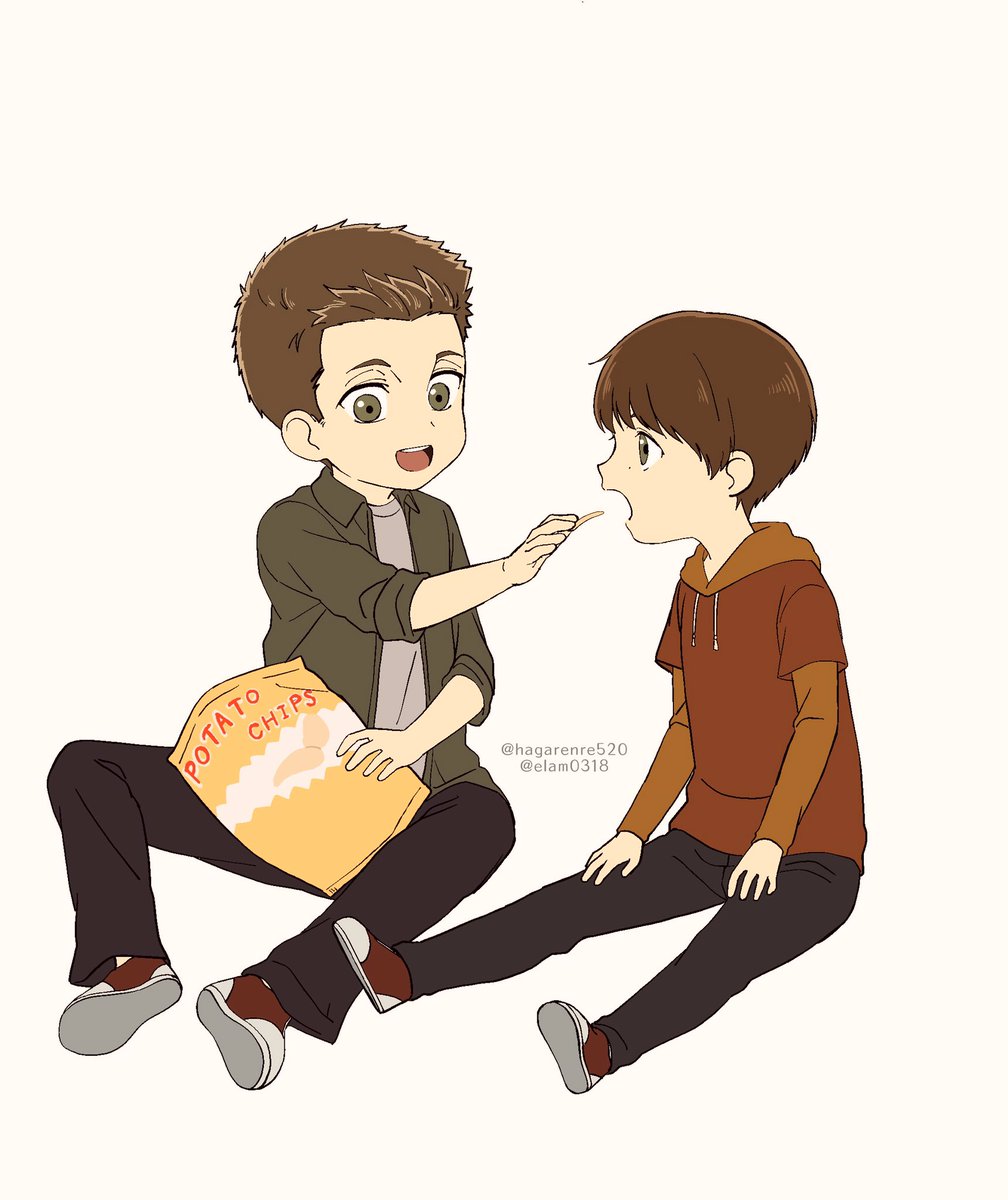 「#supernatural fanartsThen and now brothe」|りとせのイラスト