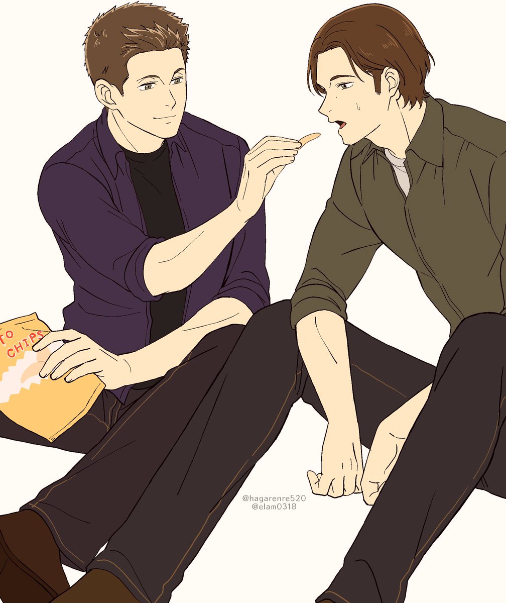 「#supernatural fanartsThen and now brothe」|りとせのイラスト