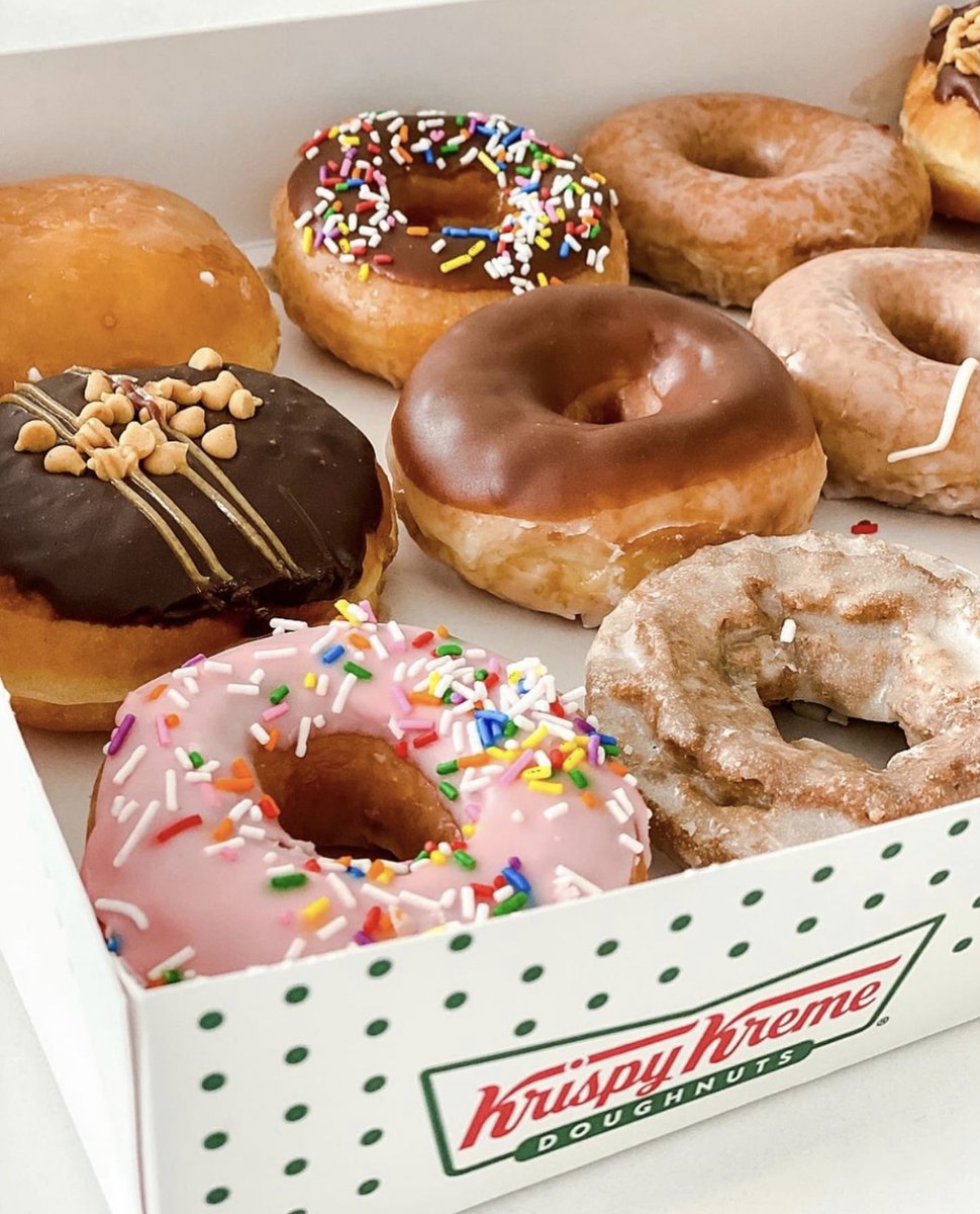 krispykreme's tweet photo. The sweetest way to start your Sunday 😋🍩 Stop by and treat yourself today!

📷: @thebubblytalk on IG https://t.co/OBfh51EK9E