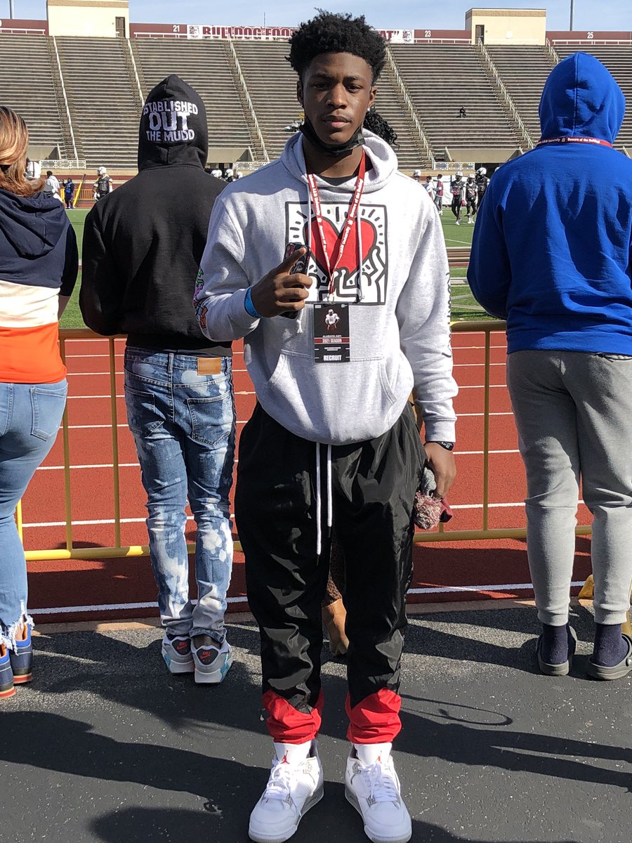 Had a great game day visit at Alabama A&amp;M!!! Thank you <a href="/CoachFredT/">Fred T. Farrier</a> <a href="/AamufbR/">Alabama A&M Football</a> <a href="/coachjdavis_/">Coach Jon Davis, M.A., USAW</a> <a href="/WoodlandFBRec/">Woodland (Stockbridge) Wolfpack Football</a>