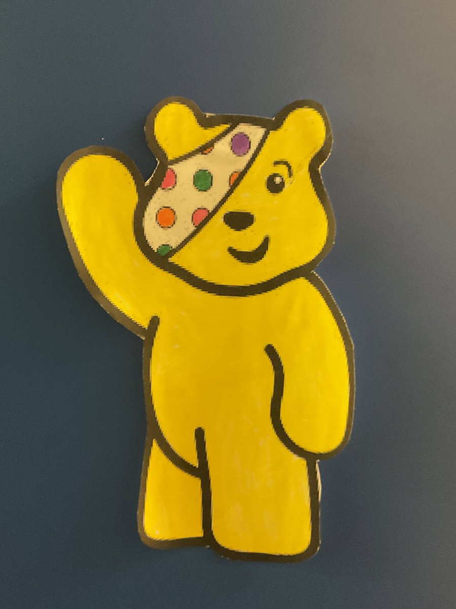 WhetstoneYear5's tweet photo. On Friday, Year 5 kindly donated their spare change towards the school money trail for Children In Need. https://t.co/9NbuJ6q97Q