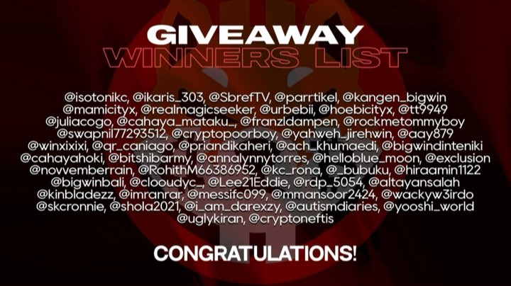 BitShibaToken's tweet photo. Thank you all for participating! The amount of support is simply amazing. More than 24000 people entered the giveaway! Here is the official list of winners, if your name is on the list, send us a DM. If you didn't win, don't worry as we will be doing a new giveaway very soon! https://t.co/uLDRZCsHI3