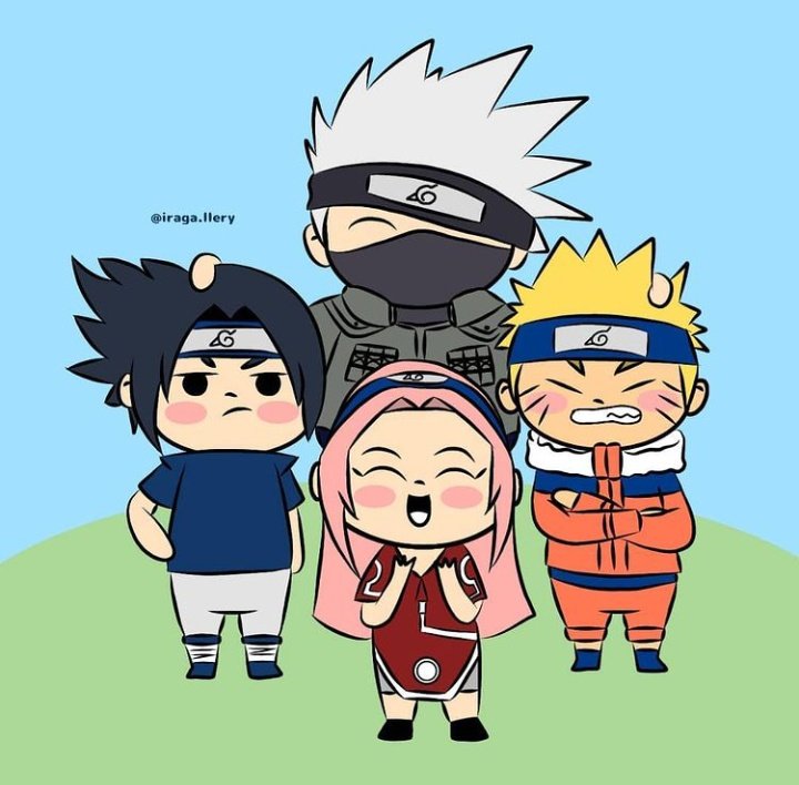 chibi naruto characters drawing