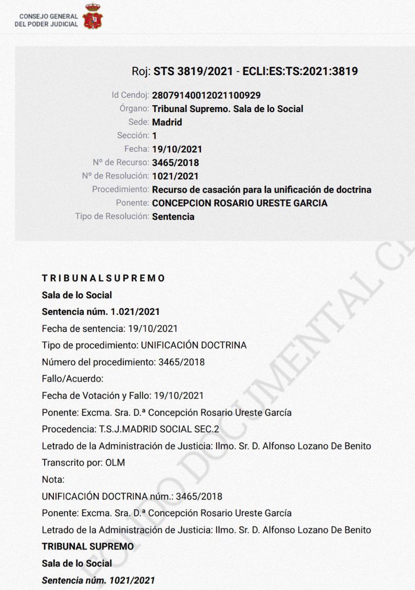 GMi15f's tweet photo. 🚨@mjmonteroc @sanchezcastejon @Yolanda_Diaz_  @ionebelarra @Eselkaos @mllcastellanos @AlmeidaPP_ @gabrielrufian @PilarVallugera SUPREMO DE LO SOCIAL DICTA SENTENCIA FIJEZA procedimiento: recurso casación para unificación doctrina 
#NoIcetazo @LourdesArastey @ComisionEuropea https://t.co/QTNFApXFdj
