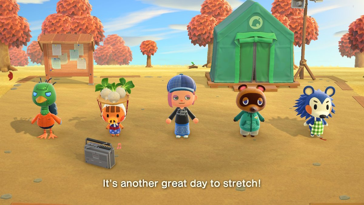 TACMON1's tweet photo. Ah yes, the gang's all here. #AnimalCrossing #ACNH #NintendoSwitch https://t.co/JvXnK7zUIi