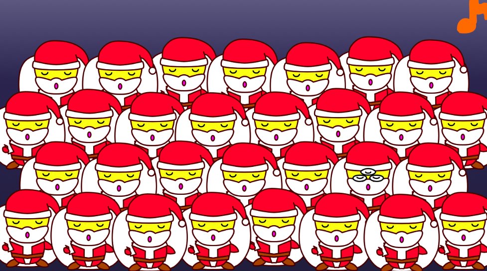 sharp9th_music's tweet photo. みなさん、こんにちは！かわいいコンテンツを作ったのでご案内です！
クリスマスシーズンに合わせて、かわいいサンタが歌う「きよしこの夜」を作りました！
きいてあげてください！
メリ〜クリスマ〜ス♪
https://t.co/tTC3Xh41WO
#クリスマス #きよしこの夜 #ぜひきいてください #RT希望 https://t.co/k3NqreoXGL