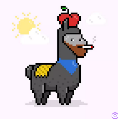 540studio's tweet photo. @SollamasNFT Now me and Jeb, the Juicy are friends :) So glad to be an owner of Sollamas ! https://t.co/KNMixoQaPN