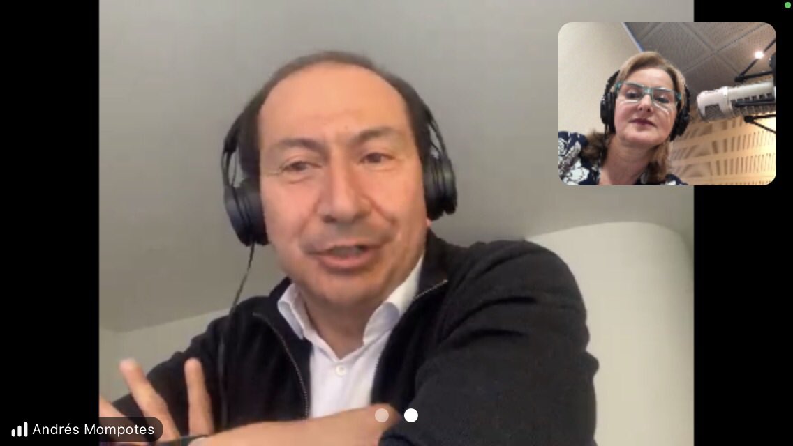 Al aire <a href="/amompotes/">Andrés Mompotes</a> director de <a href="/ELTIEMPO/">EL TIEMPO</a> una historia de pasión por la información y disciplina para contarla. Su elemento es el agua, se reconoce como maestro bailarín y todo un aprendiz de la vida! <a href="/avivircaracol/">A vivir que son dos días</a> <a href="/CaracolRadio/">Caracol Radio</a> #MiBandaSonora