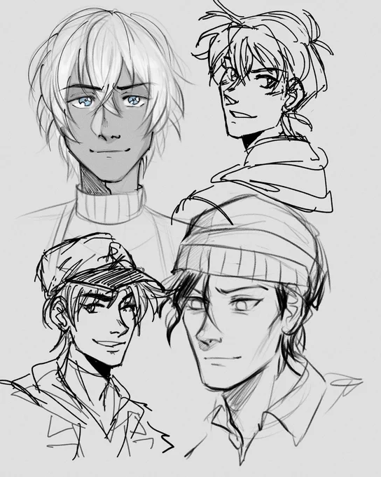 more detco doodles from tonight, testing out diff brushes 