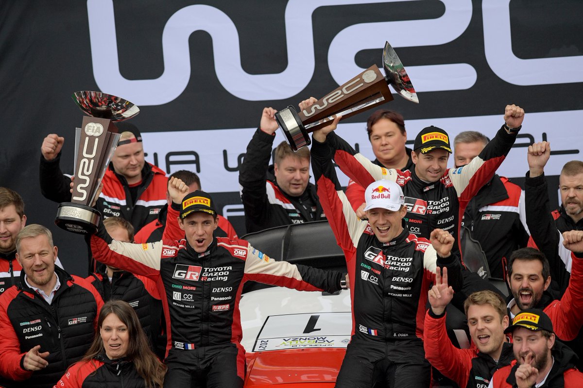 Congratulations <a href="/TGR_WRC/">TOYOTA GAZOO Racing WRT</a> 🏆 
Manufacturers Championship secured at <a href="/AciRallyMonza/">ACIRallyMonza</a> 
-
#wrc #seasonfinale #acirallymonza