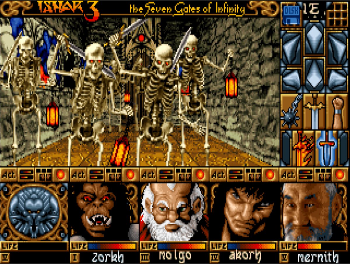 DOS_Aesthetics's tweet photo. Game: Ishar 3: The Seven Gates of Infinity
Created By: Silmarils
#RETROGAMING #retrogames #RetroComputing #videogames https://t.co/wKc6TsJExo