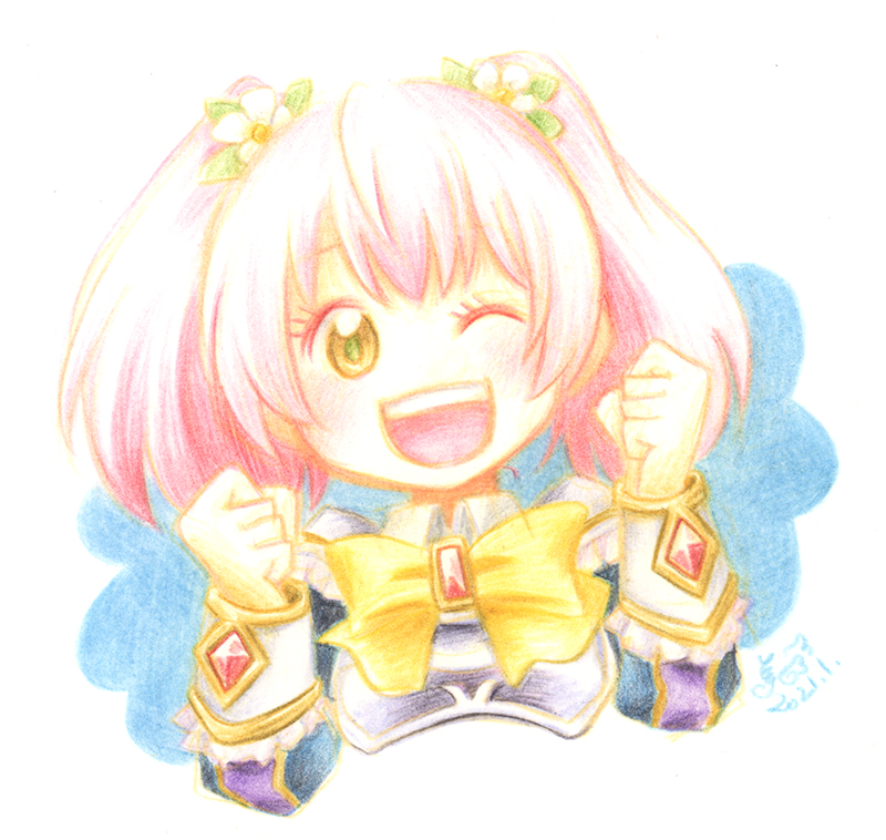 #いいツインテールの日
#フラワーナイトガールイラスト 