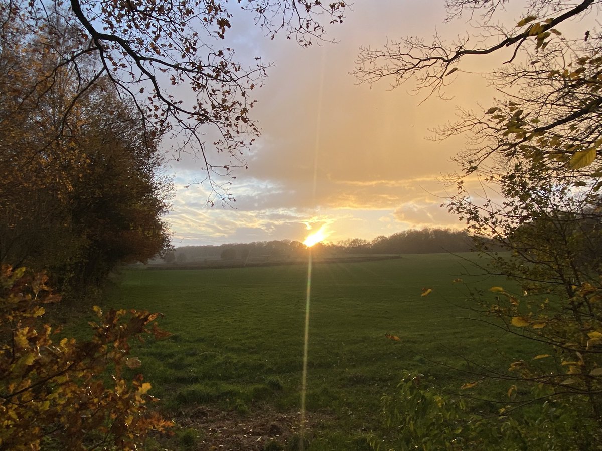 Zonsondergang in Groesbeek