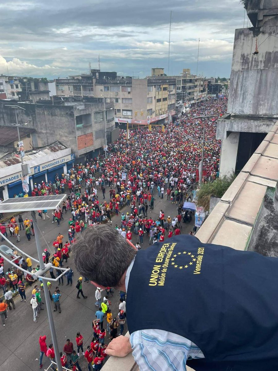 #21Nov La Unión Europea viendo como hay Chavismo para rato. #MegaElecciones2021
 Viva #Venezuela Venceremos!