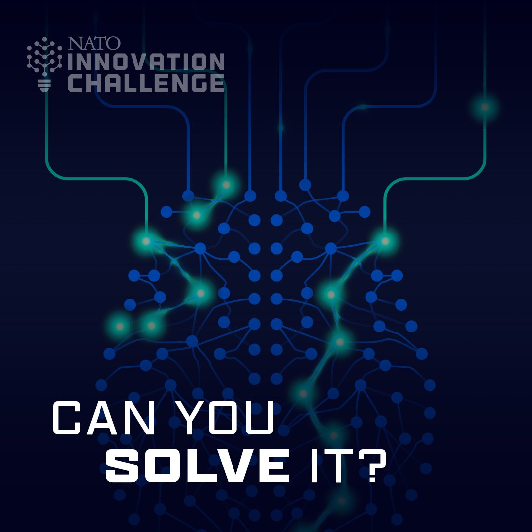 NATOinnovation's tweet photo. NATO Innovation Challenge Finalists are: ADTAC, Beam Me Up, COSMOS, Deloitte, Influence Influencers, IIDR, Novacene AI, Prevency, Shumac, Veriphix . Watch the final live on 30 Nov at https://t.co/ycexrQ761r #WeAreNATO #Innovation @DeloitteUK @veriphix @cosmographers https://t.co/5uKHDUZB4n