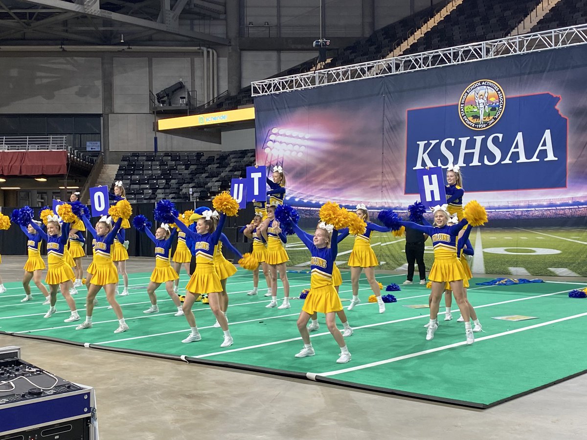 SouthsidePsych's tweet photo. Pretty proud of these ladies for putting in so much work to have awesome performance for State! Honored to coach them! @OSHS_Cheer https://t.co/fQNqgyvHYc