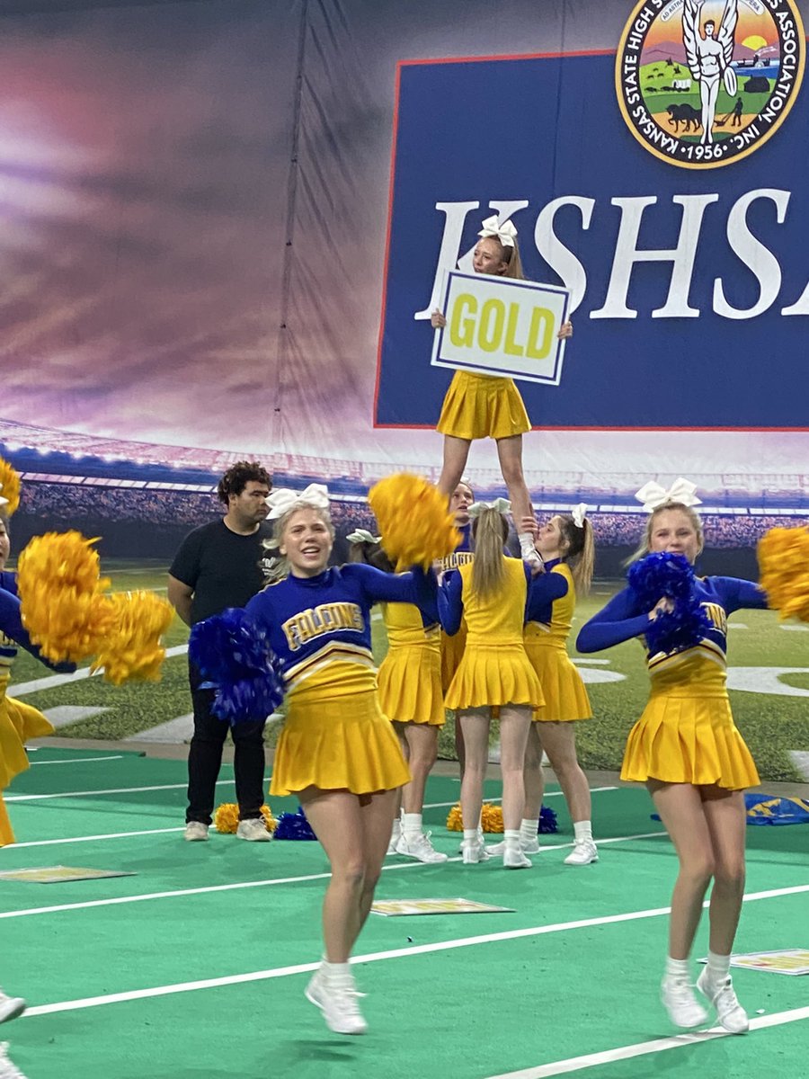 Pretty proud of these ladies for putting in so much work to have awesome performance for State! Honored to coach them! @OSHS_Cheer