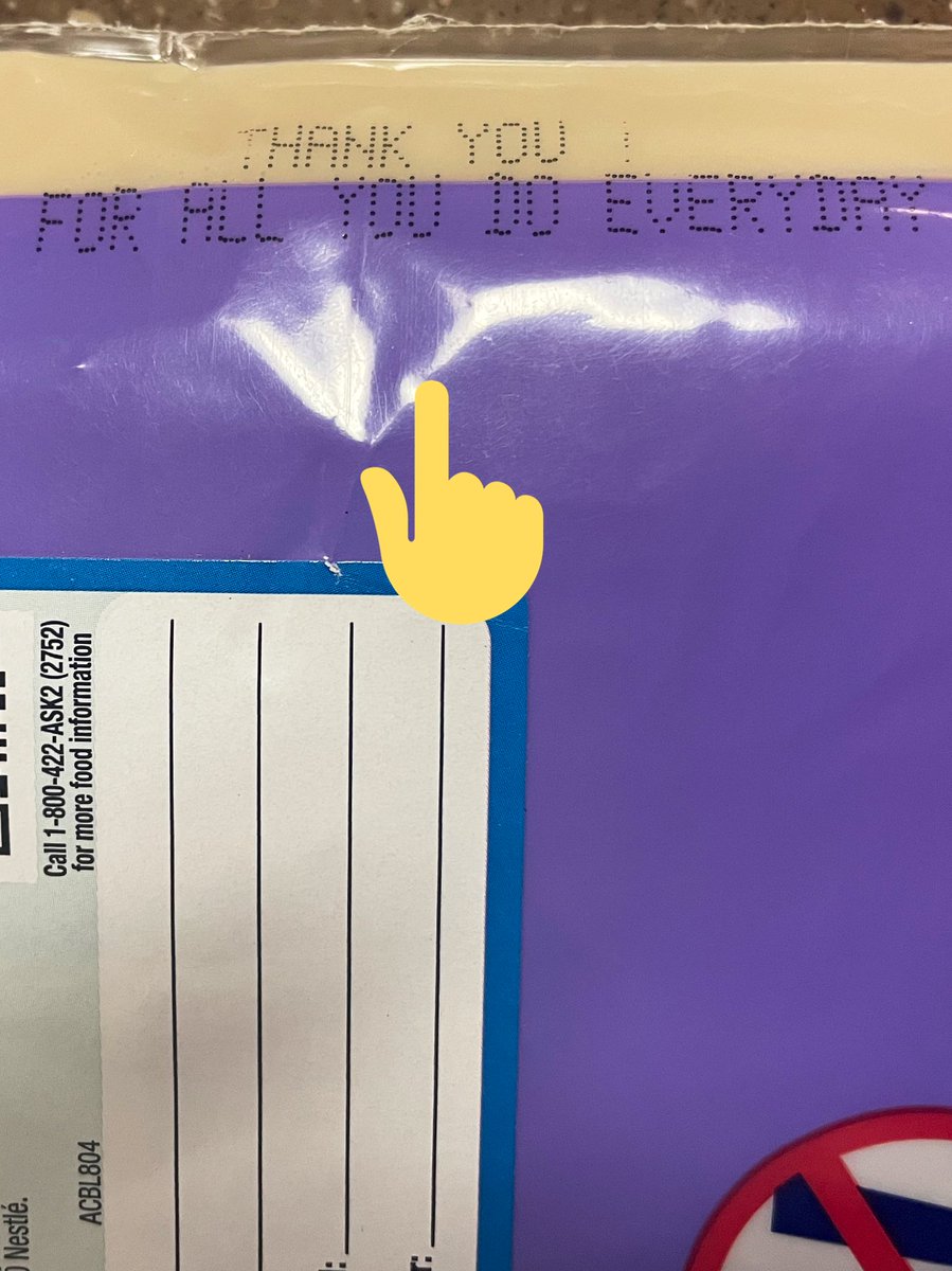Sometimes it’s the little things on hard weeks. My first time seeing this here in #Omaha @ <a href="/MeaningOfCare/">Methodist Health System</a>. Really awesome of the folks <a href="/Nestle/">Nestlé</a> #ThankYou