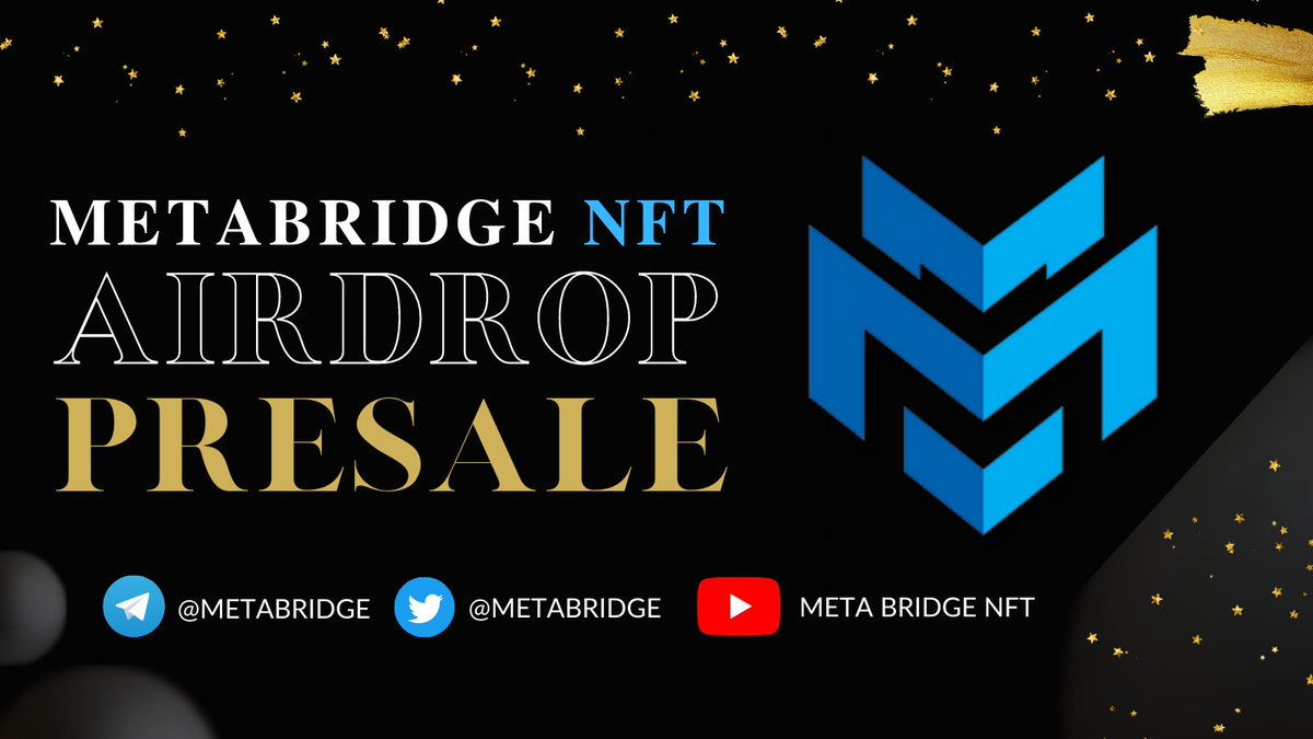 MetaBridgeNFT 💎

Very innovative way for new #NFTs-collectibles marketplace from arts, music, games to domains, and templates, and many more in the list.

🎁 Now you can buy &amp; sell rare items.

🧐Prepare your brain to understand our mechanism on:

🔗 metabridgenft.com