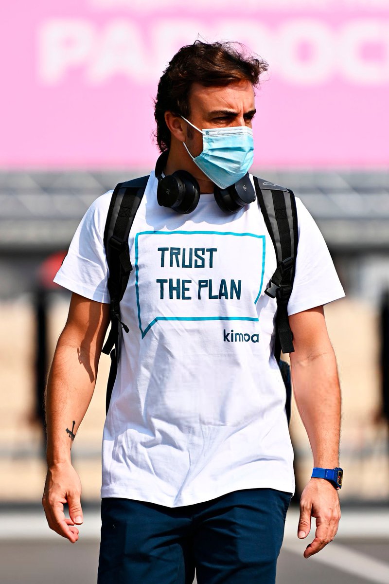 Formula1Sp_'s tweet photo. EL PLAN. Había que confiar. #QatarGP🇶🇦#F1 https://t.co/UFQbwMAFDD