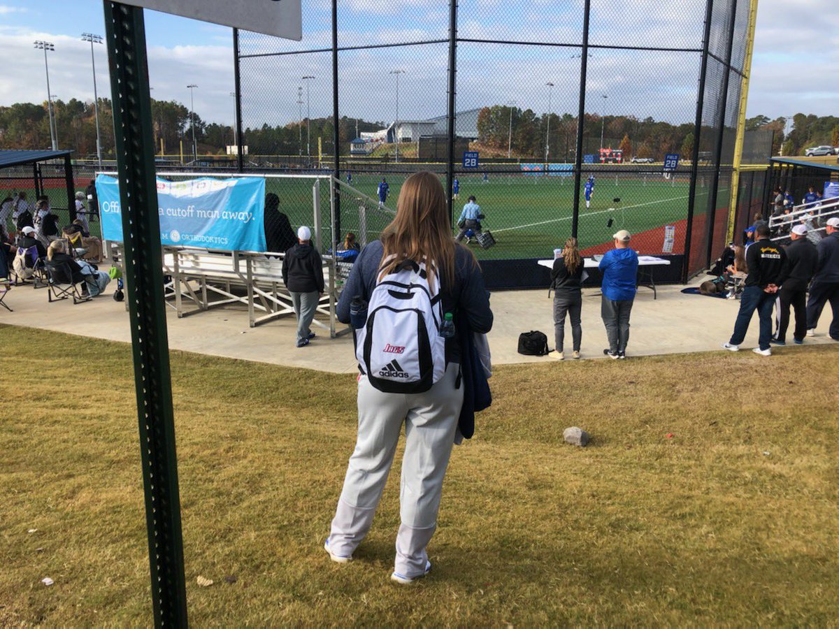 Georgia Tech and Duke watching 14U games this morning.