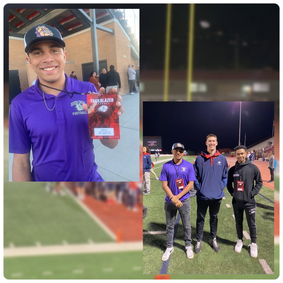 JJ Silver (@jjsilver04) on Twitter photo Thank you <a href="/DixieState_FB/">Haha</a> for the game day experience! I had a blast touring the campus, meeting the coaches and seeing the Trailblazers in action.I even got to see Bulldog alumni <a href="/Colbygarvin2/">Colby garvin</a> 🙏🏽@Coachtui_dsu <a href="/CoachPPeterson/">Coach Paul Peterson</a> <a href="/MikeFassel/">Mike Fassel</a> <a href="/nick_robins10/">Nick Robins</a> <a href="/TSchureman/">Travis Schureman</a> <a href="/QCFBRecruiting/">Queen Creek Football Recruiting</a> Thank you <a href="/DixieState_FB/">Haha</a> for the game day experience! I had a blast touring the campus, meeting the coaches and seeing the Trailblazers in action.I even got to see Bulldog alumni <a href="/Colbygarvin2/">Colby garvin</a> 🙏🏽@Coachtui_dsu <a href="/CoachPPeterson/">Coach Paul Peterson</a> <a href="/MikeFassel/">Mike Fassel</a> <a href="/nick_robins10/">Nick Robins</a> <a href="/TSchureman/">Travis Schureman</a> <a href="/QCFBRecruiting/">Queen Creek Football Recruiting</a>