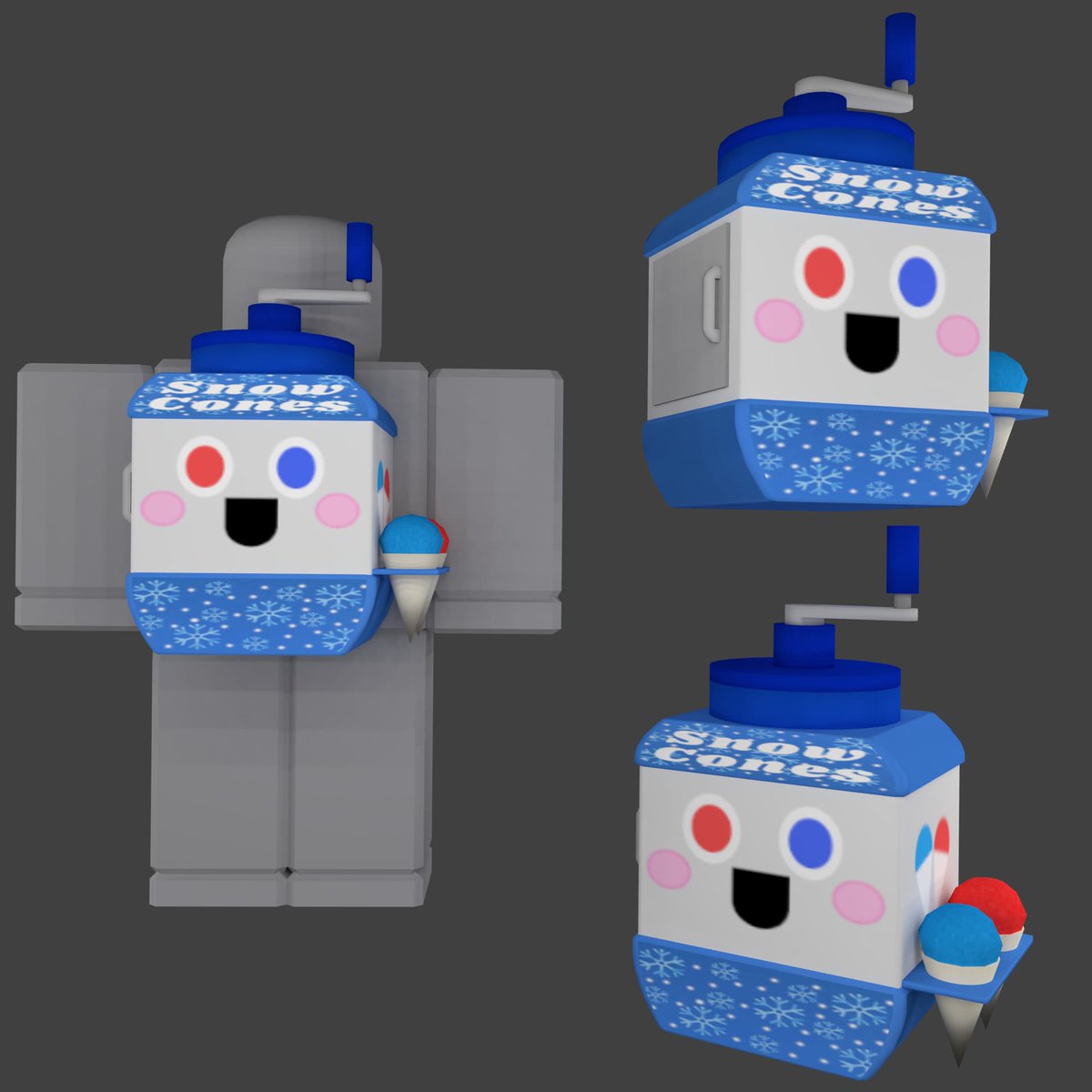 H_Bot533's tweet photo. UGC Concept No. 18

"Snow Cone Maker"

Just a simple concept 😋
❤️&amp;🔃 are appreciated 🤗
#Roblox #RobloxDev #RobloxDevs #RobloxUGC #RobloxUGCConcept #robloxdev https://t.co/eUKUzqbmO1