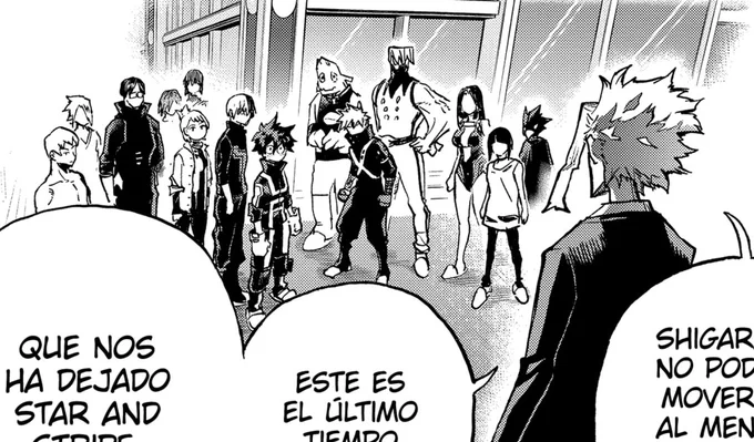 Lol at everyone rushing in the middle of changing. Ojiro looks naked. Bakugo put his summer costume in the laundry? 