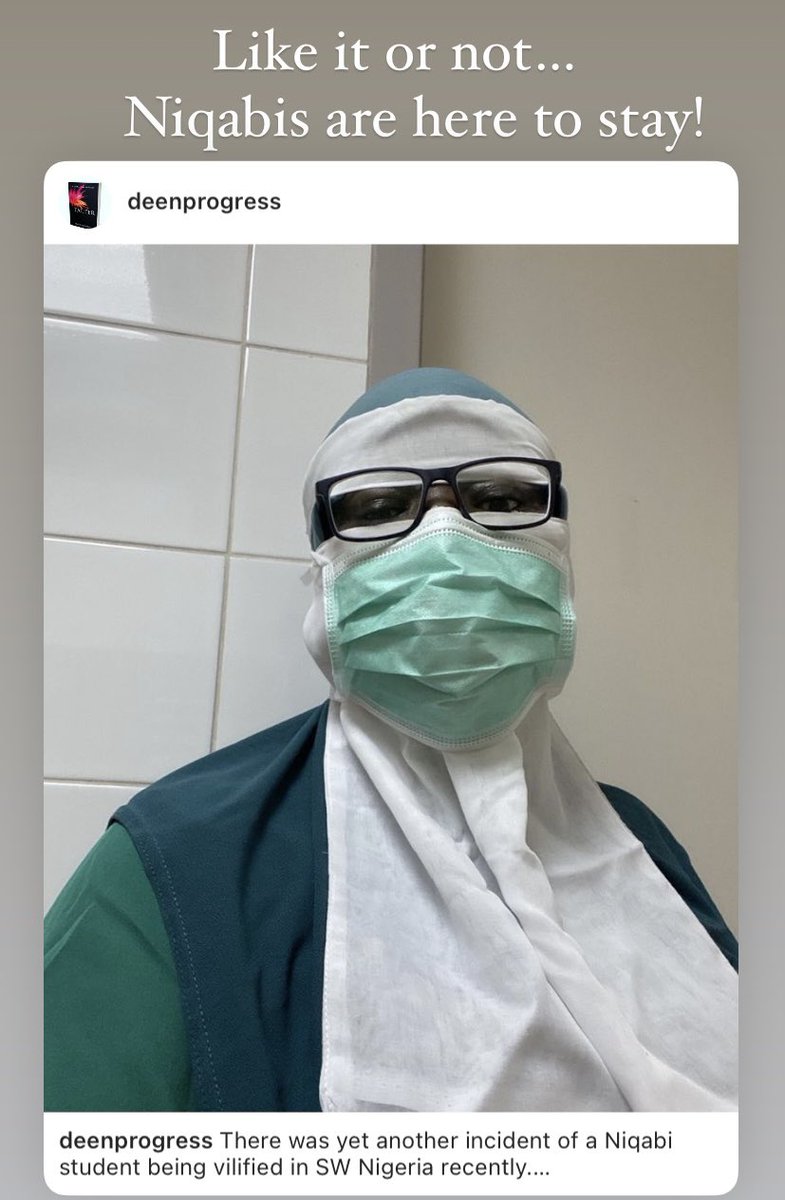 deenprogress's tweet photo. 🤯
May you, whoever you are, who thinks it okay to strip the veil off a munaqqabah’s face, get what you deserve!
No, that is not a prayer!
Same to you, if you agree with it - no matter your justification.
And yes, I’m referring to the most recent case @ LAUTECH nursing school. https://t.co/ztJLXbB9sa