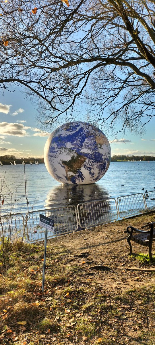 Ms_Gelphy's tweet photo. @TheWestleighSch @WestleighART @WestleighArt2 when art meets geography!!! How amazing is this installation at Pennington Flash #gelphy https://t.co/TPyk2UVozB