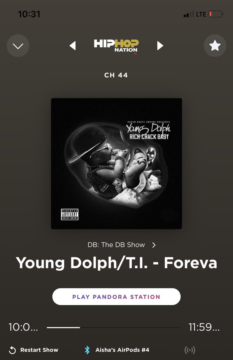 aisha330's tweet photo. This is why I love you. Always know what to play @DJNINA9 #DolphForever https://t.co/z5gigUEe20