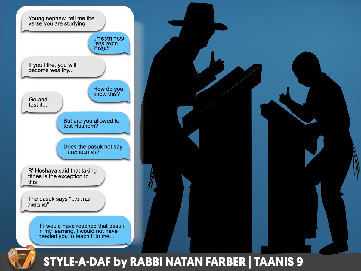 StyleADaf's tweet photo. CONVERSATIONS BETWEEN R' YOCHANAN AND HIS NEPHEW
THE THREE GIFTS IN THE DESERT
WHERE DOES THE RAIN COME FROM?

#StyleADaf
#Taanis9 https://t.co/XTLXeDTFBt