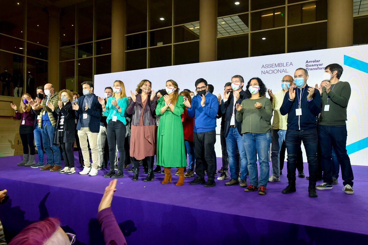 AidaLlaurado's tweet photo. ❤️💚💜Felicitats companys/es per l'Assemblea Nacional @CatEnComu #Arrelar #Guanyar #Transformar 
Molt bona feina, reforçant el municipalisme #horitzo2023, retrobant-nos en espais on necessitàvem compartir, i omplint-nos d'energia! Un orgull formar part de l'Executiva Nacional https://t.co/7EObWYpEDT