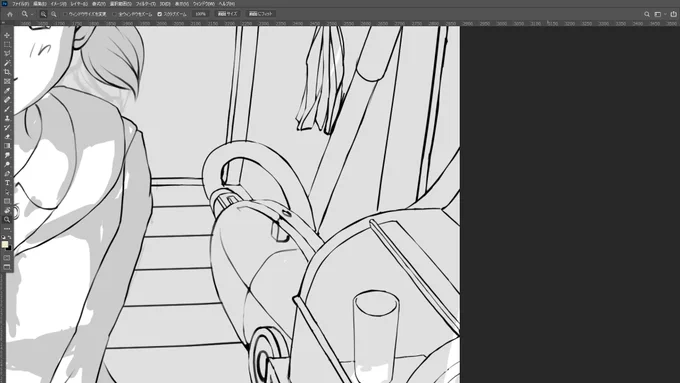 スマン久々にめっちゃ絵に集中しててツイッター低浮上だった🙏 今日はここまでにしよう。 これから酒飲むで🍸 