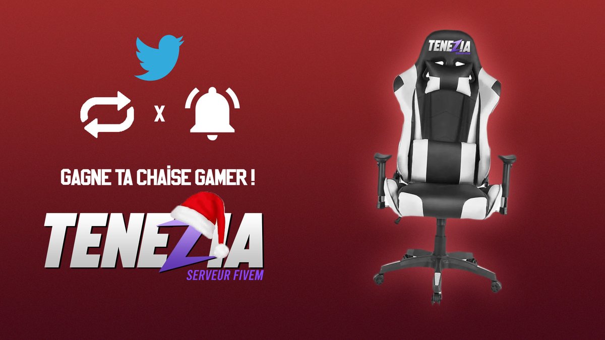 teneziarp's tweet photo. Hey, Tenezia vous offre un magnifique siège gamer pour Noël !

✔️Follow nos ambassadeurs (premier commentaire)
✔️Tag 1 pote en commentaire qui voudrait lui aussi gagné !
✔️Like et retweet

TAS 20.12 pendant le live ambassadeurs -->https://t.co/OAJzlq4Rzu https://t.co/Stuu72Sx5e
