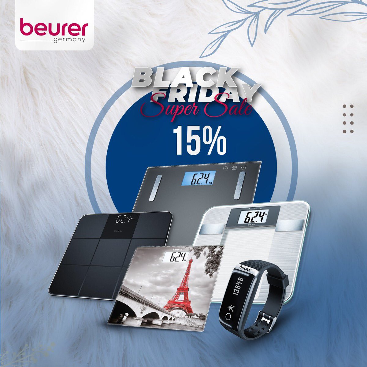 EgyServC's tweet photo. Shop your most wanted home personal care devices from Beurer and enjoy 15% off till 30/11 , Available in all big pharmacies all over Egypt #BlackFridayDeals https://t.co/dyP4lNVBk2