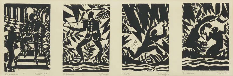 EMPEROR JONES, Aaron Douglas, 1926